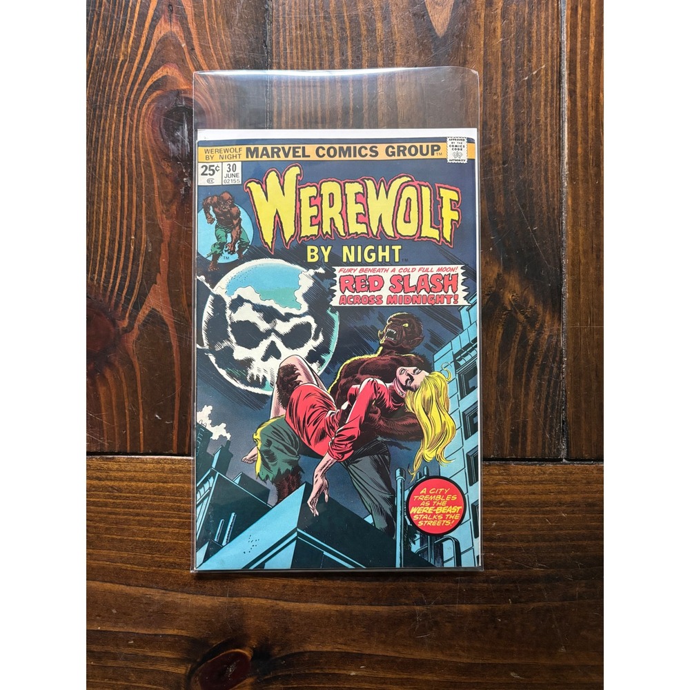 Werewolf by Night 30 Marvel Comics 1975 Bronze Age Horror Gil Kane Cover Art